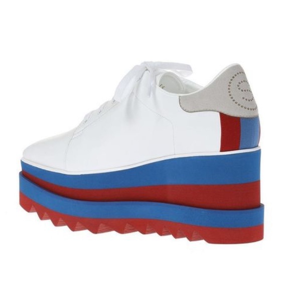 100% Authentic Brand New Stella McCartney Women’s Elyse Platform Sneakers - Picture 2 of 11